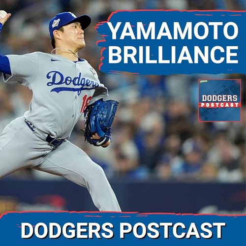 DODGERS POSTCAST: Another COMPLETE GAME gem from Yoshinobu Yamamoto in win! cover art