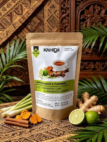 LEMONGRASS & TURMERIC, CINNAMON, LIME & AROMATIC GINGER - 30 Tea Bags