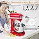 Standmixer Aufsatzhalter Kompatibel mit Kitchen Aid Mixer Zubehör 4 Pcs, Weiß