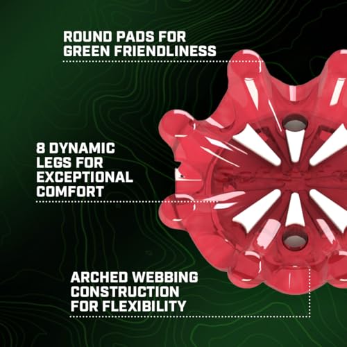 SOFTSPIKES Golf Spikes Fast Twist 3.0 Softspikes Pulsar Golf Cleats, Red, Clamshell US by SOFTSPIKES - Image 6