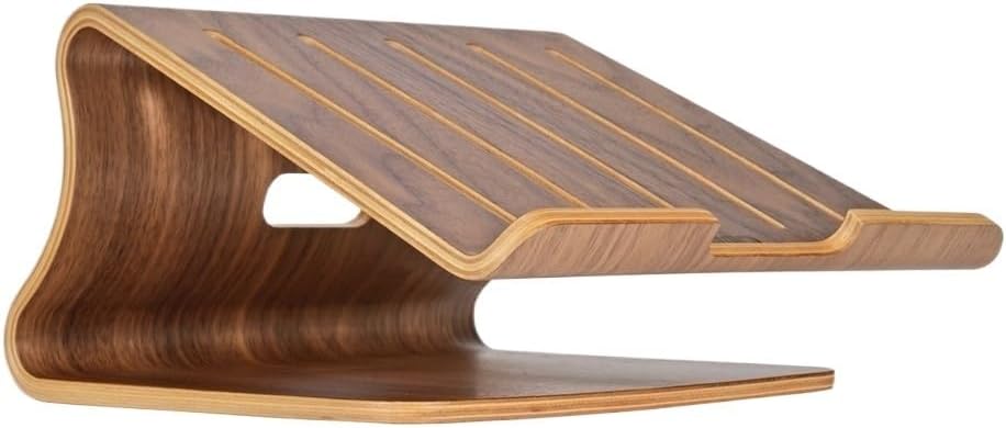 Laptop Stand with Low Heat Sink and Cooling Bracket(White-Dinosaur Doodle4)