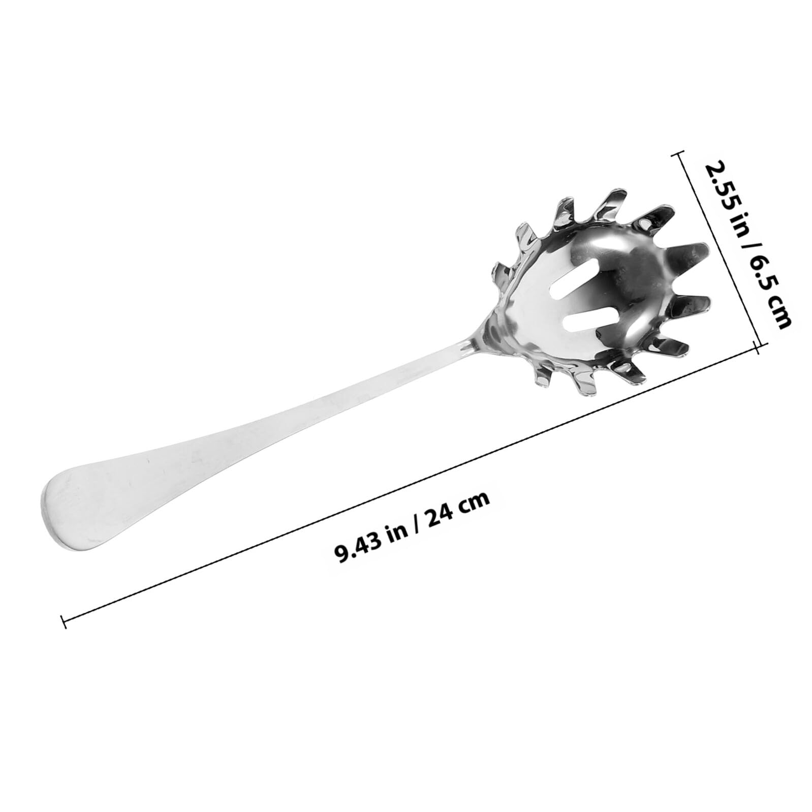 Cucharas para Colar Espaguetis de Acero Inoxidable 2 Piezas, Utensilios de Cocina Multifuncionales para Servir Fideos, Huevos y Hielo, Herramienta Práctica para Hogar y