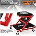 M-AUTO Foldable Z Creeper 2-in-1 Rolling Folding Car Creeper & Seat, 36