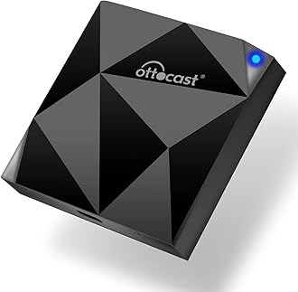 OTTOCAST Wireless CarPlay Adapter 2023 Carplay Wireless Adapter for Cars with Factory Wired CarPlay (Year: After 2016), No Lag U2-Air