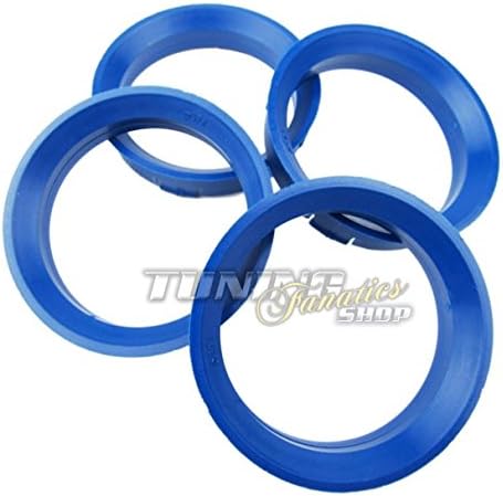 4 Anelli Di Centraggio 70.0-57.1 Mm - Blu, Plastica, Made In Germany - Foto 6