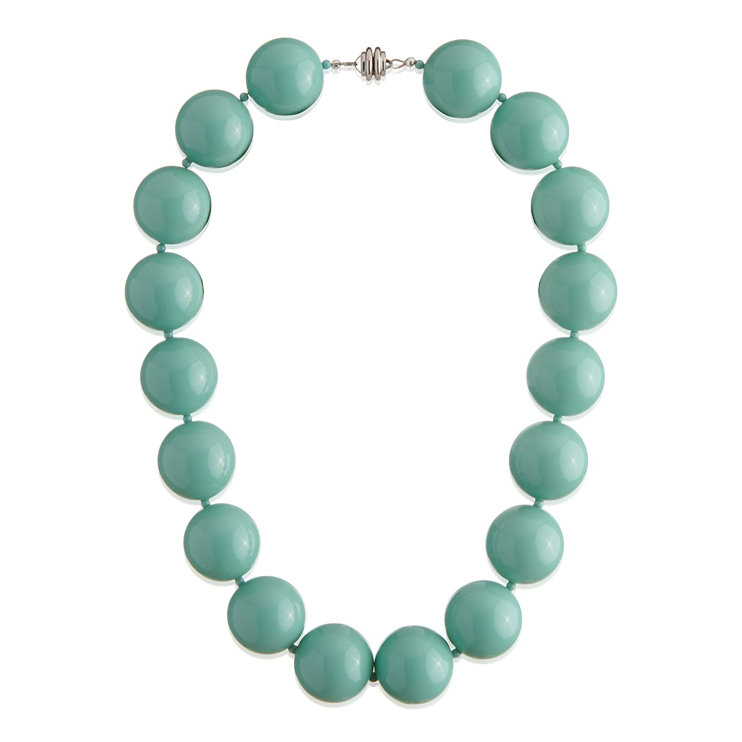 Hot Girls Pearls Cooling Necklace | Stylish Way to Stay Cool While Looking Hot | Free Insulated Travel Pouch Included with Every Item (Turquoise, 18)