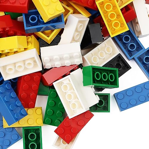 Etarnfly 200 Stück 2x4 Gemischte Classic Bausteine, Kompatibel mit Allen Marken, Kreativ Lernspielzeug, Geschenk zum Jungen Mädchen