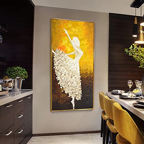 Kits de diamant peinture danseur 50x120cm pour loisirs créatifs adultes et mosaïque murale salon