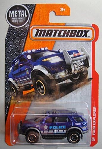 Matchbox, 2016 Ford Explorer Coche de Policía Azul