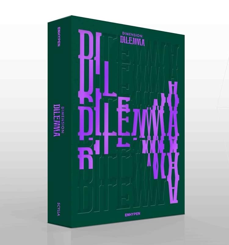 ENHYPEN DIMENSION : DILEMMA (SCYLLA Version) 1st Album CD+Hologram Photocard+Mini Poster(Folded)+Photocard+Photobook+Lyric Book+Sticker