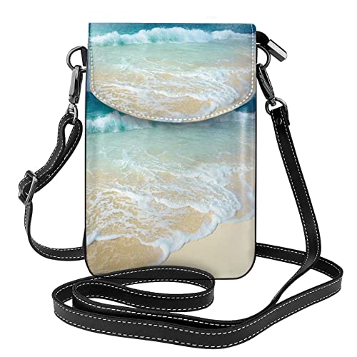 Portefeuille pour femme et petit sac à main pour téléphone portable avec bandoulière de protection