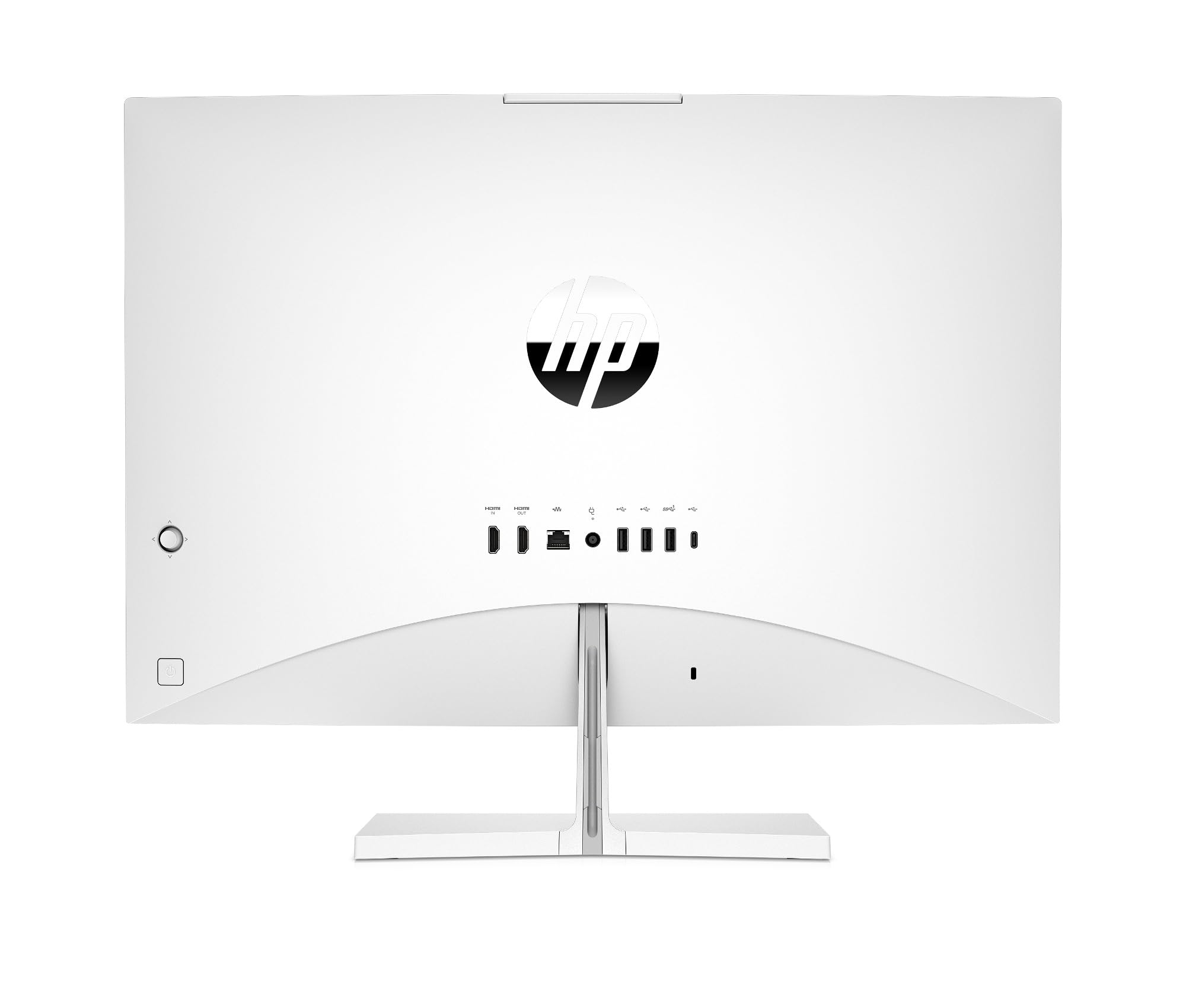 HP Pavilion 24-ca0000sl All-in-One, AMD Ryzen 5 5500U, 16GB RAM LPDDR4, 512GB SSD NVMe, Grafica Integrata AMD, Display da 23.8" FHD IPS, Wi-Fi, Webcam FHD, Windows 11, Non è Touch, Bianco
