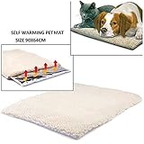  Gugutogo Auto Calefacción Perro Gato Protectora Cama para Mascotas Térmica Lavable Pas de Manta Eléctrica