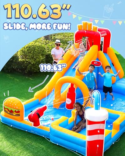AirMyFun Inflatable Dual Water slide & Bounce House - Thumbnail 5