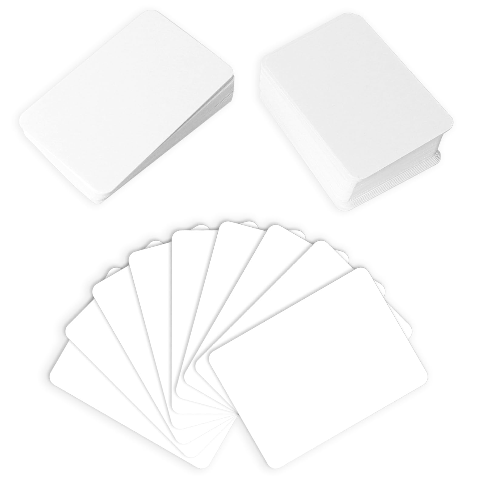 250 arkuszy fiszek 350 g/m², 8,5 x 5,5 cm, puste kartki papierowe, wizytówki, karty flash, kartki z papieru typu kraft do samodzielnego ozdobienia, do szkoły, biura, słownictwa, nauki słownictwa