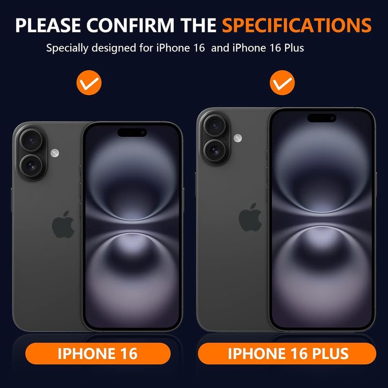 Image of Skinomi Camera Lens Protector Compatible with iPhone 17 /16 / 16 plus [Anti-Scratch] Premium Tempered Glass Film Aluminum Alloy Lens Ring Cover -Desert Titanium