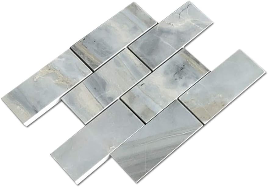 Exclusive Discount 50% Price Diflart Peel and Stick Backsplash PVC Tile Faux White Marble for Kitchen Bathroom Pack of 5 Sheets (Brick, Silver) Up To 60% OFF Diflart Peel and Stick Backsplash PVC Tile Faux White Marble for Kitchen Bathroom Pack of 5 Sheets (Brick, Silver)