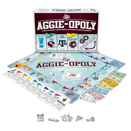 Image of Late for the Sky Aggie-Opoly - Texas A&M University Family Board Game