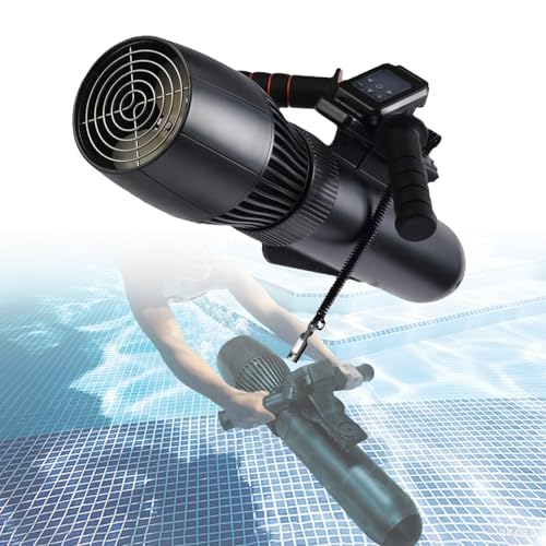 Patinete Submarino con Equipo Modular Desmontable, Velocidad Máxima de 2,22 m/s, Batería de Gran Capacidad de 16000 mAh para una Larga Duración, Apto para Adultos y Niños con Soporte HD5-3