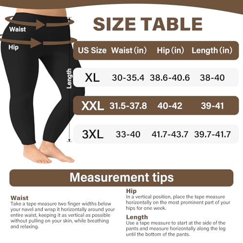 High Waisted Yoga Leggings for Women, Plus Size XL-3XL Tummy Control Yoga Pants for Workout Running, Soft Athletic Pants2