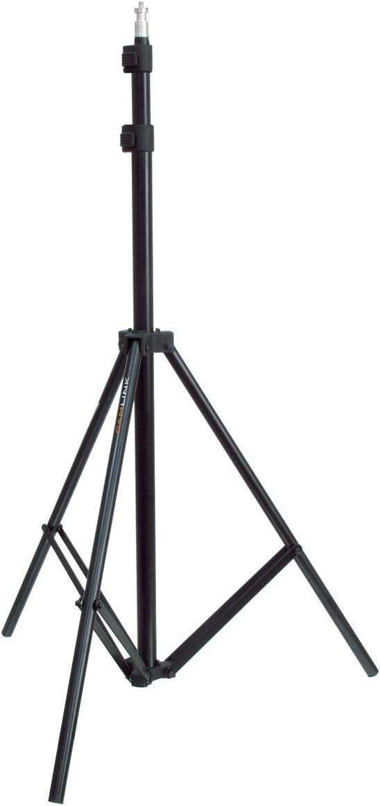 Amazon Basics Aluminum 2.04 m Light Stand with Case, Black Amazon.co