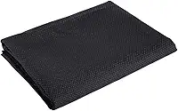 WEBEEDY Tapete antiderrapante de tecido antiderrapante de 78,7 x 59,1 polegadas, tecido primário de vinil preto, material para fazer tufos, arma, perfuração, agulha, tapete faça você mesmo