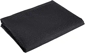 WEBEEDY Tapete antiderrapante de tecido antiderrapante de 78,7 x 59,1 polegadas, tecido primário de vinil preto, material para fazer tufos, arma, perfuração, agulha, tapete faça você mesmo