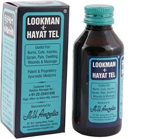 Lookman-E-Hayat Tel Ayurvedic (Oil) for Burn, Pain, Massage (500ml)