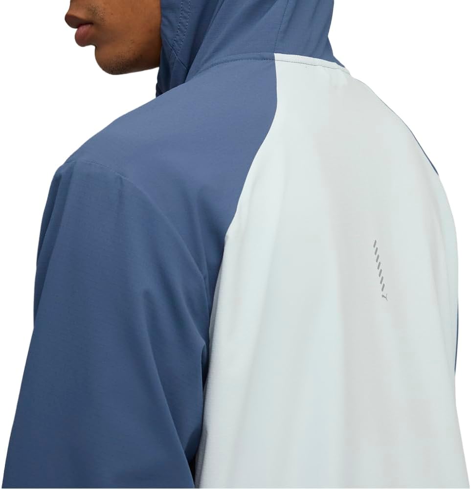 PUMA Mens Ultraweave Hooded Jacket Running Athletic Outerwear - Blue