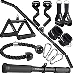 Cable Machine for Home Gym, Triceps Press Down Cable Machine attachments, LAT Pull Down attachments, Triceps Pull Down attachments, Fitness Equipment Cable Accessories.