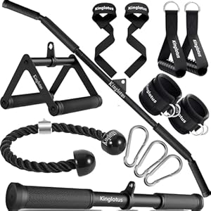 Cable Machine for Home Gym, Triceps Press Down Cable Machine attachments, LAT Pull Down attachments, Triceps Pull Down attachments, Fitness Equipment Cable Accessories.