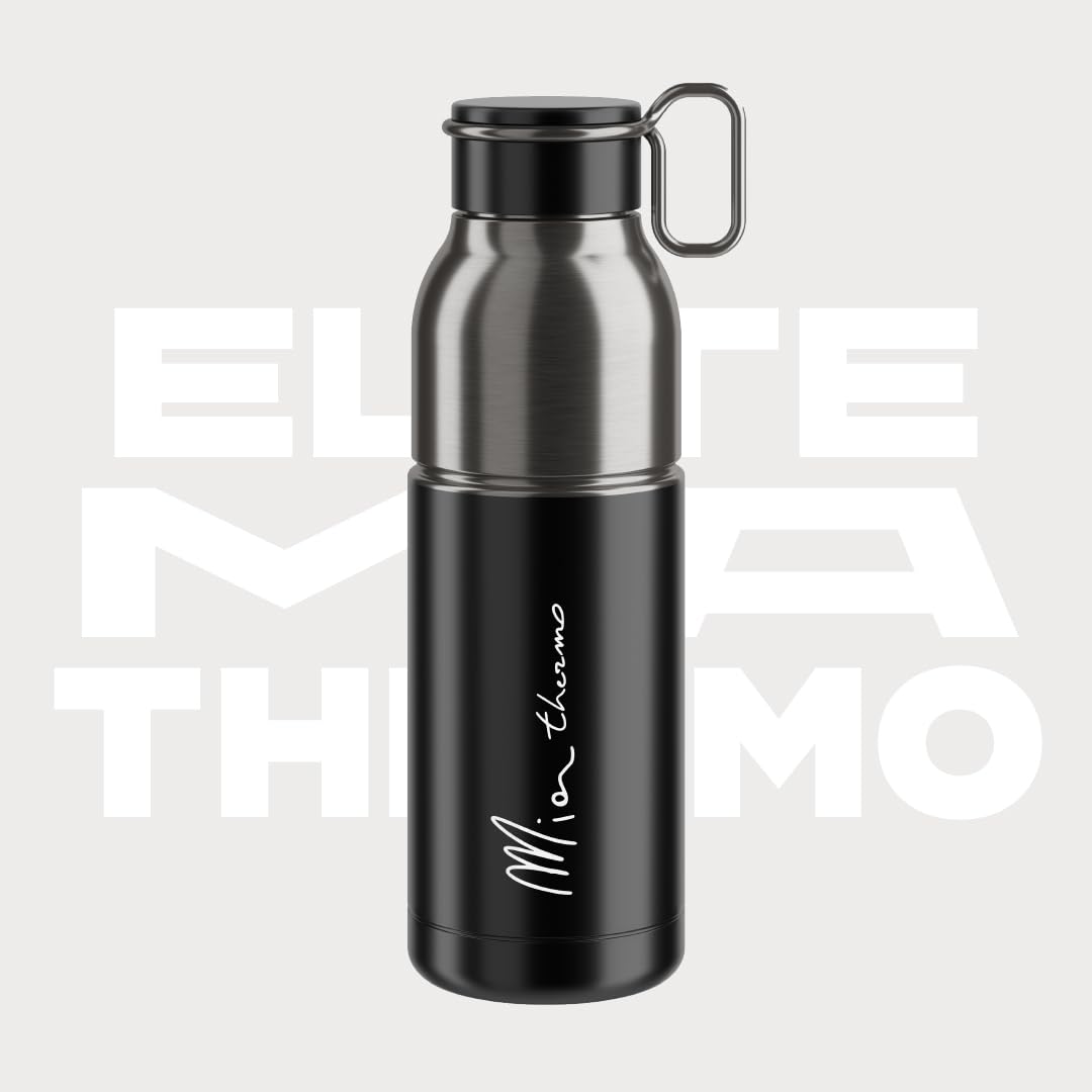 ELITE MIA Thermo-Trinkflasche Kupfer 550 ml – Isoliert, BPA-frei & Auslaufsicher – Für Fahrrad Outdoor Sport Wandern – Edelstahl Thermoflasche