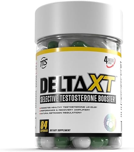Man Sports Delta-XT - Refuerzo selectivo de hormonas masculinas 84 cápsulas Suplementos de entrenamiento para ayudar a aumentar el nivel de