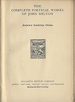 The Complete Poetical Works of John Milton B000PS0DMW Book Cover