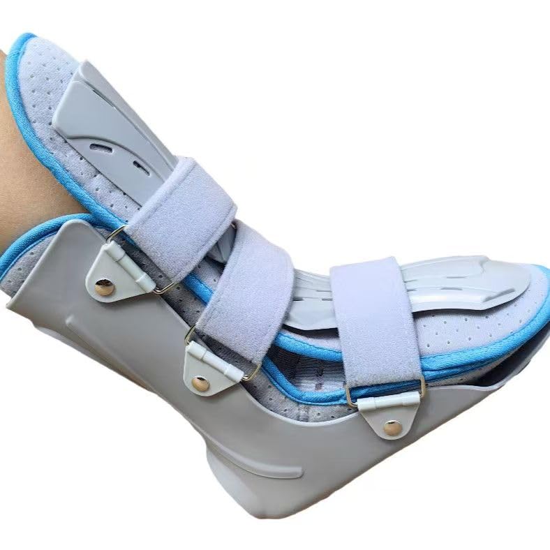 Ankle Foot Orthosis Brace, Walking Boot, Adjustable Support with Straps, Protective Medical Recovery Boot (M, Left)