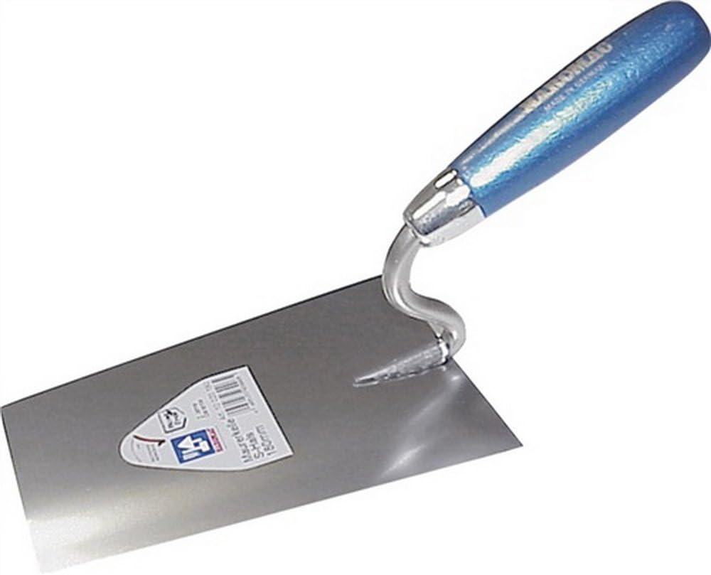10020200 Masonry Trowel S-Neck, 200 mm, Rust-Free, Blue Handle