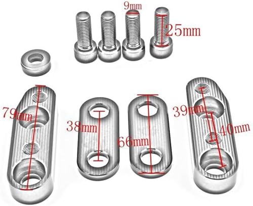 Miniatura 8 de Reemplazo MIP para Goldwing GL1800 F6B GL 1800 2001-2017 Accesorios de motocross Abrazaderas de barra de motocicleta Adaptadores elevadores de