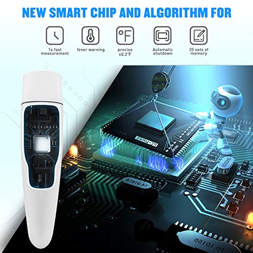 Thermometer,Ear Thermometer For Kids,Forehead Thermometer For Adults Baby Thermometer With Fever Alarm Fast And Accurate,Ideal For Whole Family #TOP7