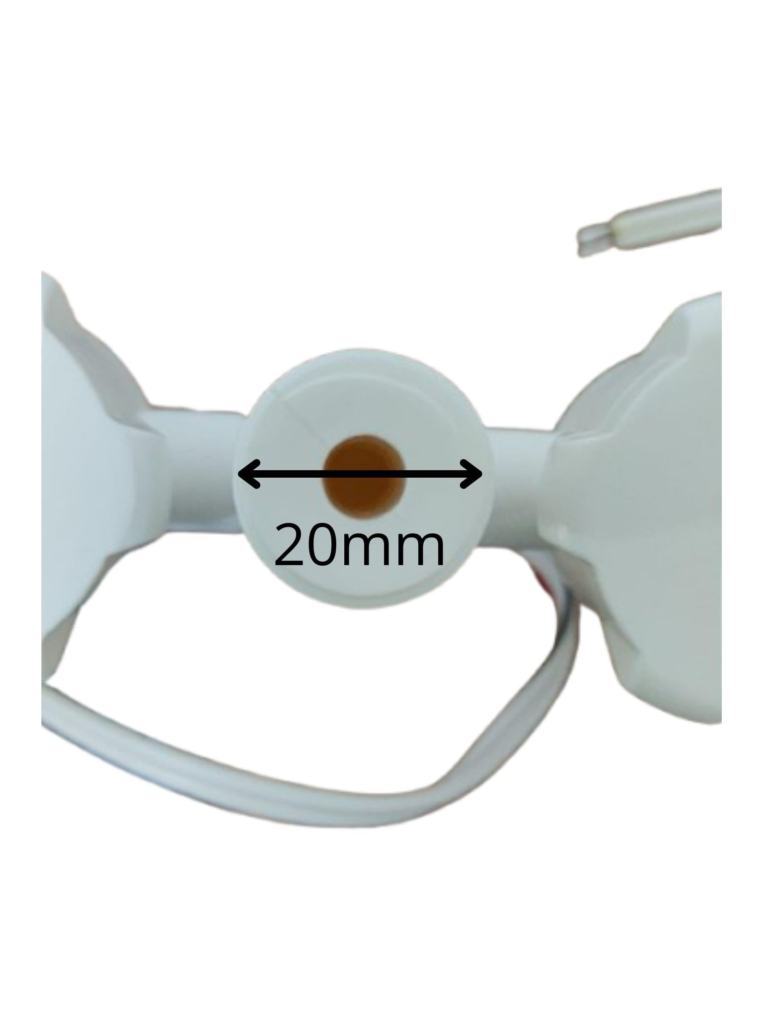 CR-MOESANCO® KIT Grifo NOVO Marrón Mezclador con Doble Entrada y 2 Abrazaderas con Salida a Roca Ducha 1/2 para Caravana, Autocaravana, Camper o Barco