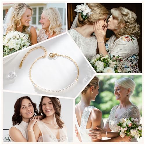 Tarsus Artificial Pearl Bracelet for Women, Mom/Mother-in-Law/Nana/Aunt/Grandma, Birthday Christmas Mothers Day Wedding Day2