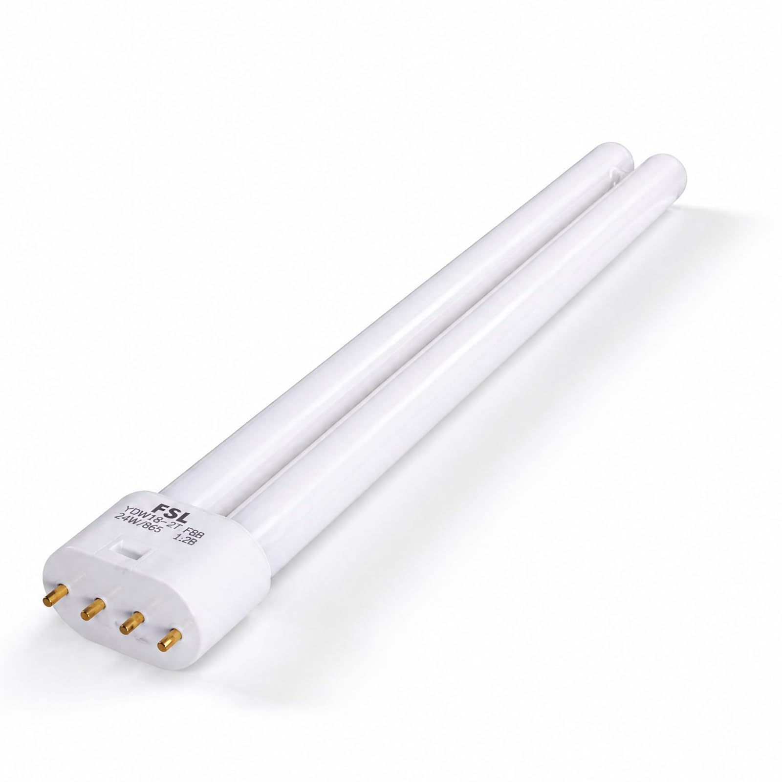 MIAOYIMIZWJ 18W/865 2G11 4-Pin Light Bulbs, H-Type Fluorescent Tube, 6500K Daylight White Energy Saving Lamp, 220-240V, 1 Pack