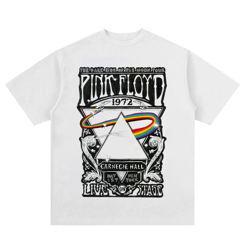 EpikoRock Music Band Pink Flloyd Graphic Oversized Tshirt | Oversized Loose Fit Unisex Oversized Tshirt