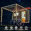 Solar Rope Lights, 66ft 200LED Solar String Lights, 8 Modes Waterproof Solar Powered Outdoor Light, Flexible Clear Tube Light for Garden, Backyard, Patio, Deck, Porch, Pool, Tree Decor - Warm White #2