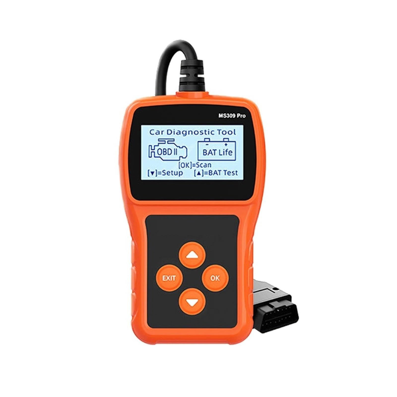 Probador de Baterías, Probador de vida útil la batería automotriz MS309, herramienta escaneo profesional for coche, lector código, Detector fallas datos