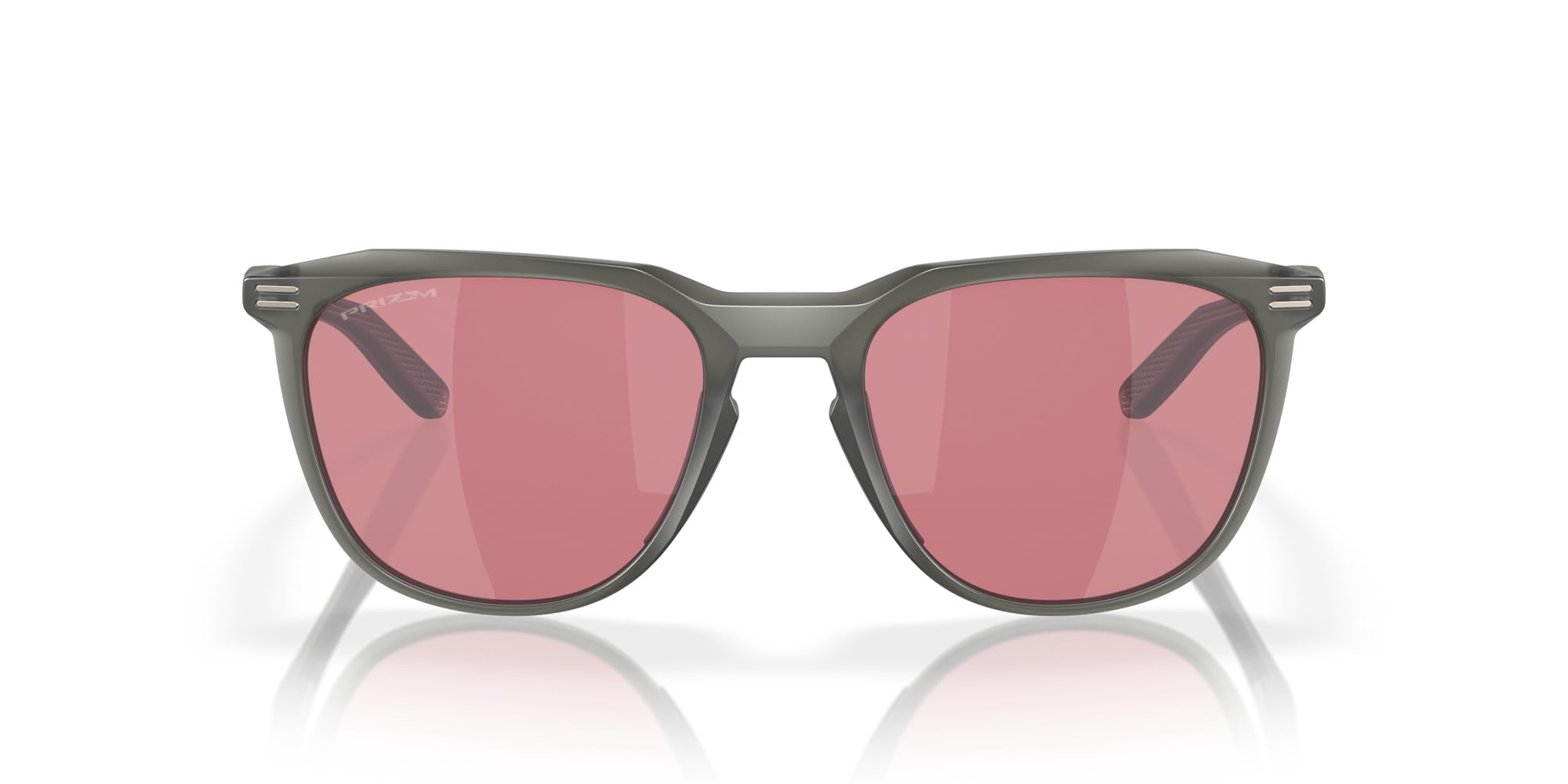 Oakley Men's Oo9286a Thurso Low Bridge Fit Sunglasses, Matte Grey Smoke/Prizm Dark Golf, 54 mm