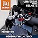 Urban UR140 Motorcycle Helmet Lock, Carabiner with Safer 4 Digit Code, T Buckle Adapter, More Visible Braided Steel Security Cable, Universal Anti Theft Accessory for Motorcycle and Bicycle Helmets