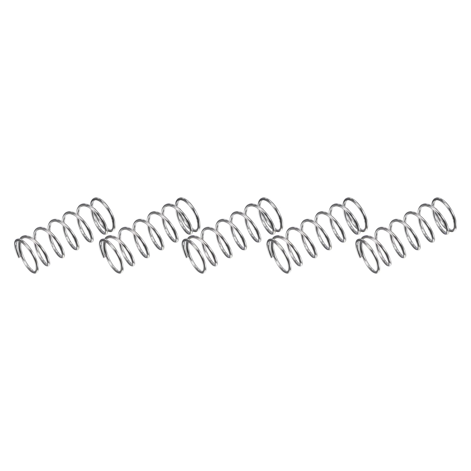 METALLIXITY Compression Springs (1x16mm OD,40mm Free Length) 5Pcs, 304 Stainless Steel Extension Spring - for Shop Home Repairs, DIY Projects, Silver Tone — Amazon image 15