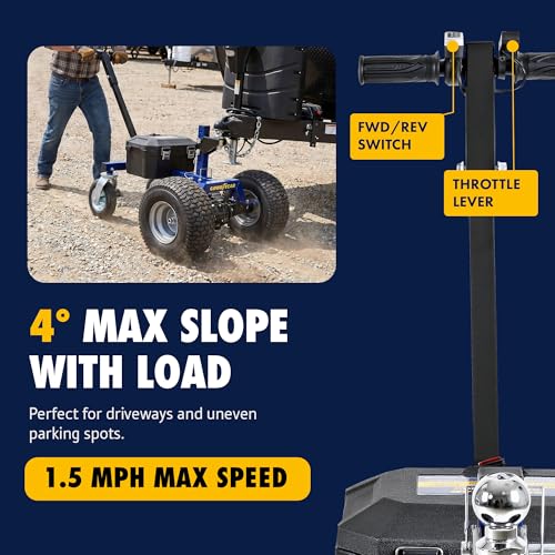 Image of Goodyear Electric Trailer Dolly 3600 lbs 24V 800W Motorized Trailer Mover