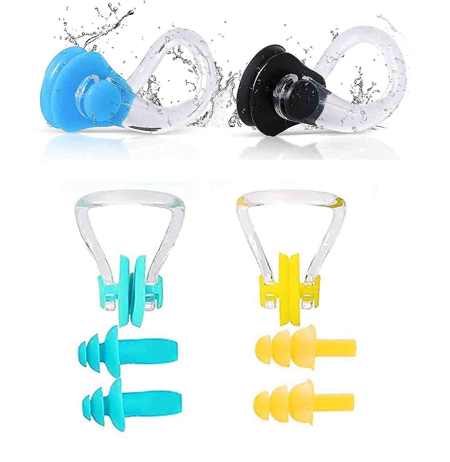 Wizme Set of 2 Swim Nose Plug/Swimming Ear Clips/Swim Nose And Ear Clips Plug For Women And Mens Pack Of 1 (B0BXDC1Y5L) Amazon Price History, Amazon Price Tracker