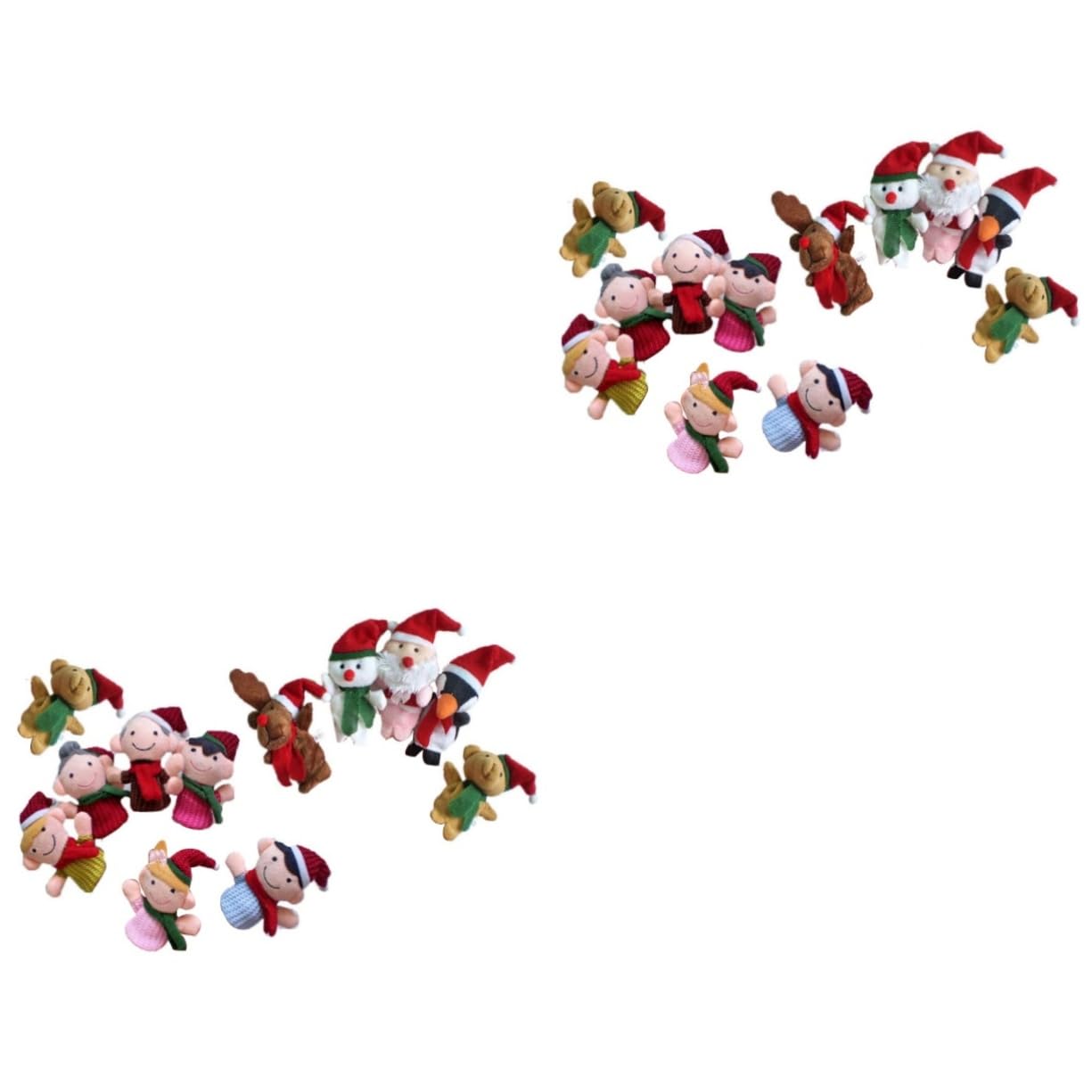Toyvian 22pièces Marionnettes à Doigts De De Poupées Animaux Et pour Jouets Éducatifs pour Et Jeux De Rôle